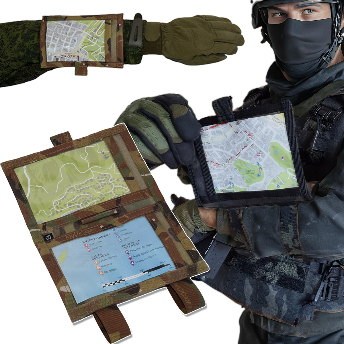 Outdoor Hunting Maps - Tactical Military Arm Pouch Shooters Armband