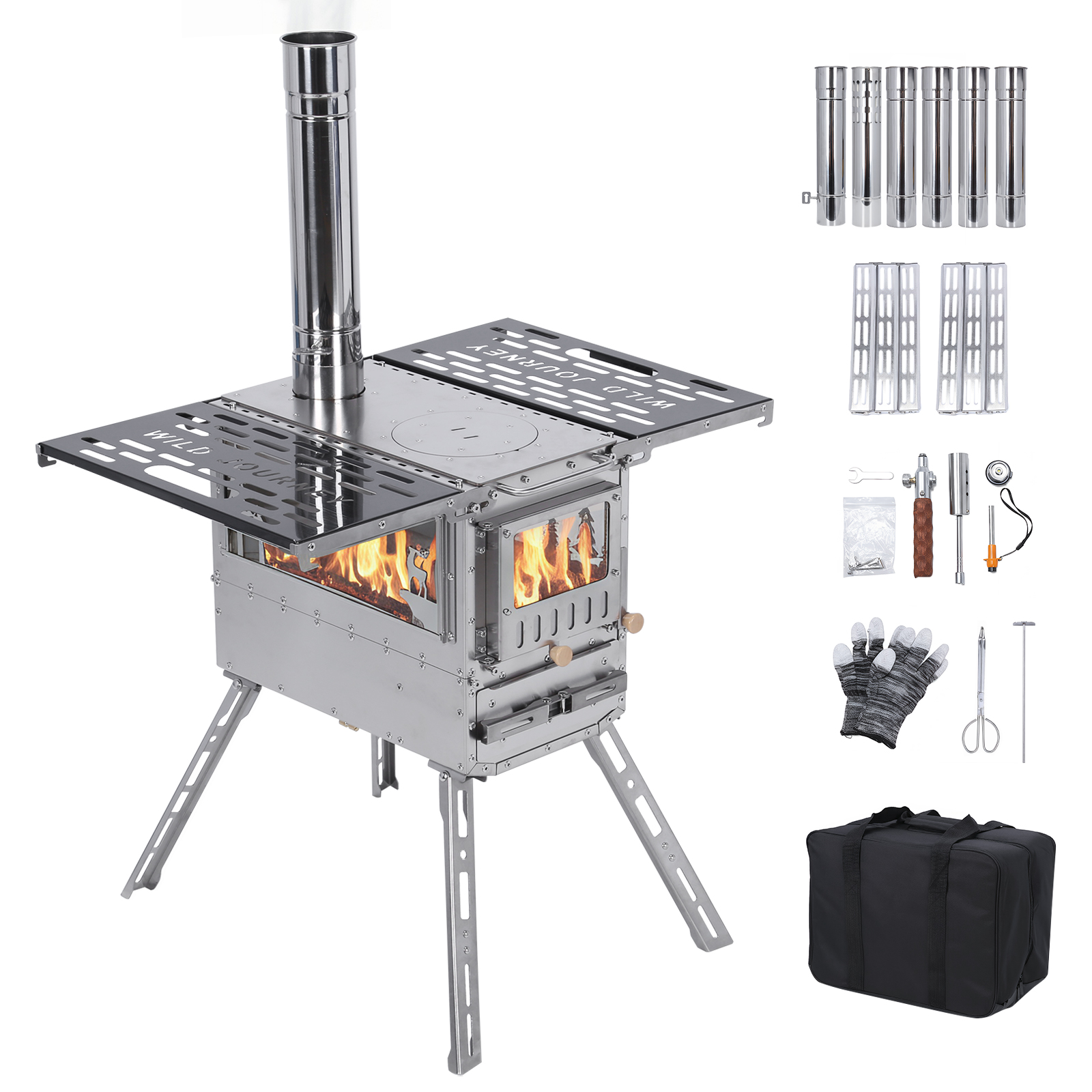 Camping Stove with Oven & Camp - Outdoor Hunting Table review and price