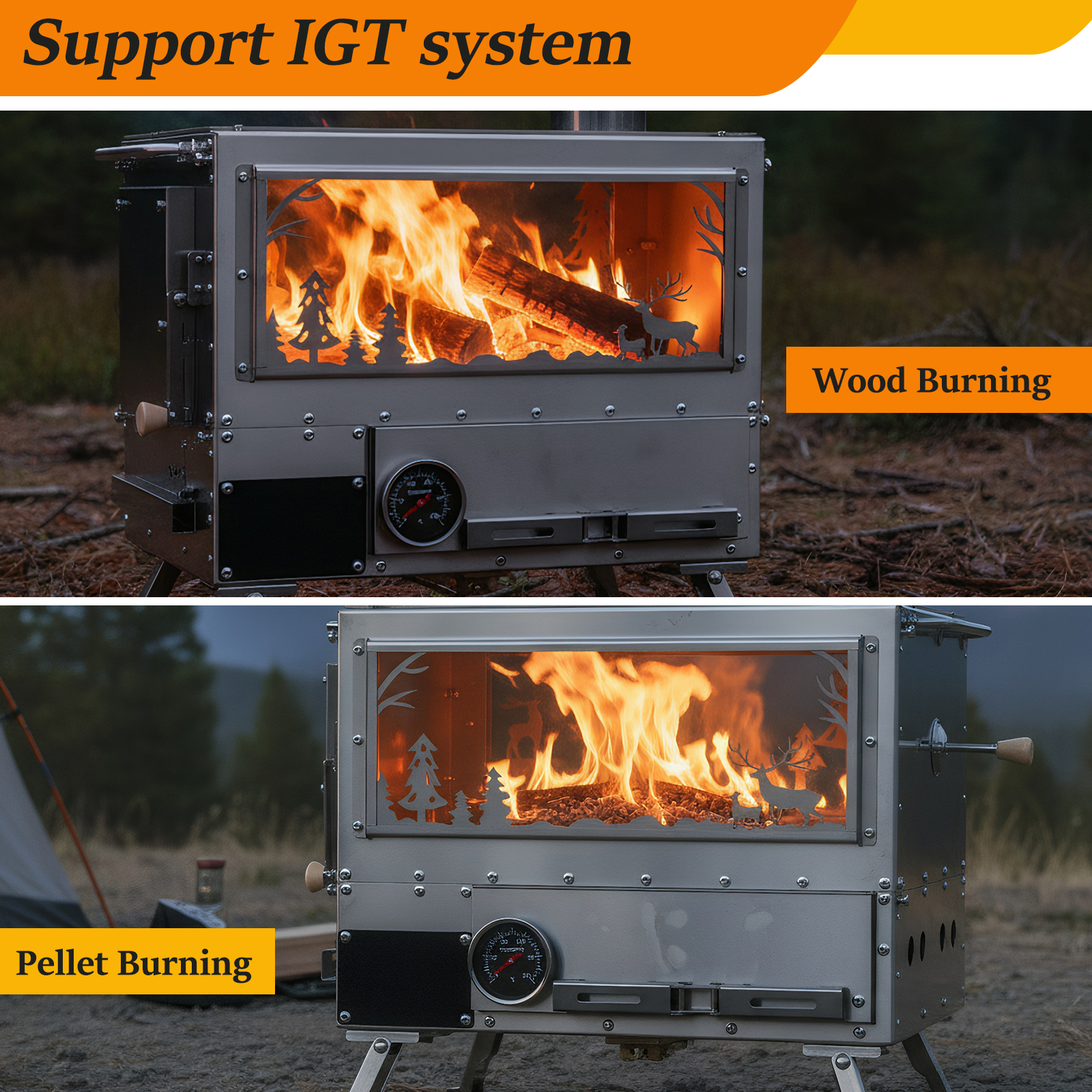 Camping Stove with Oven & Camp - Outdoor Hunting Table review and price
