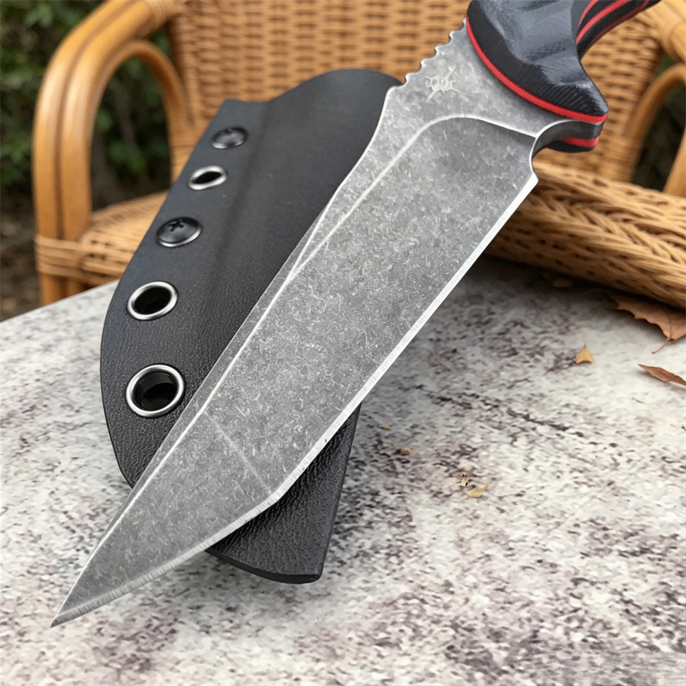 Premium D2 Steel Fixed Blade S - Hunting Outdoor Rug review and price