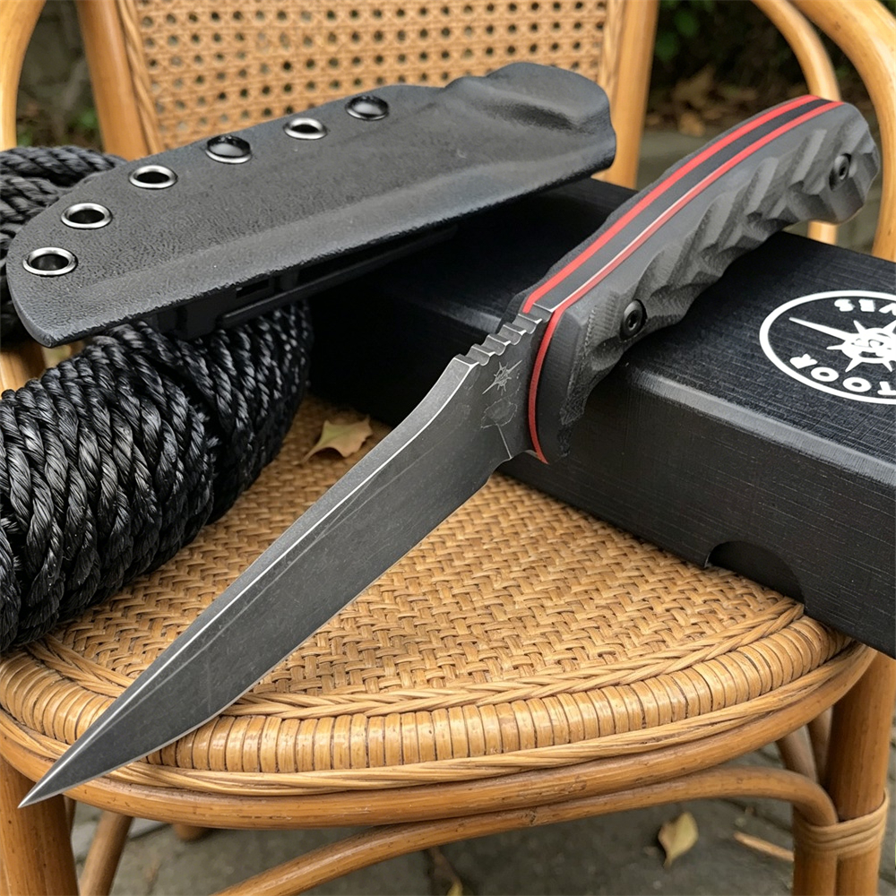 Premium D2 Steel Fixed Blade S - Hunting Outdoor Rug review and price