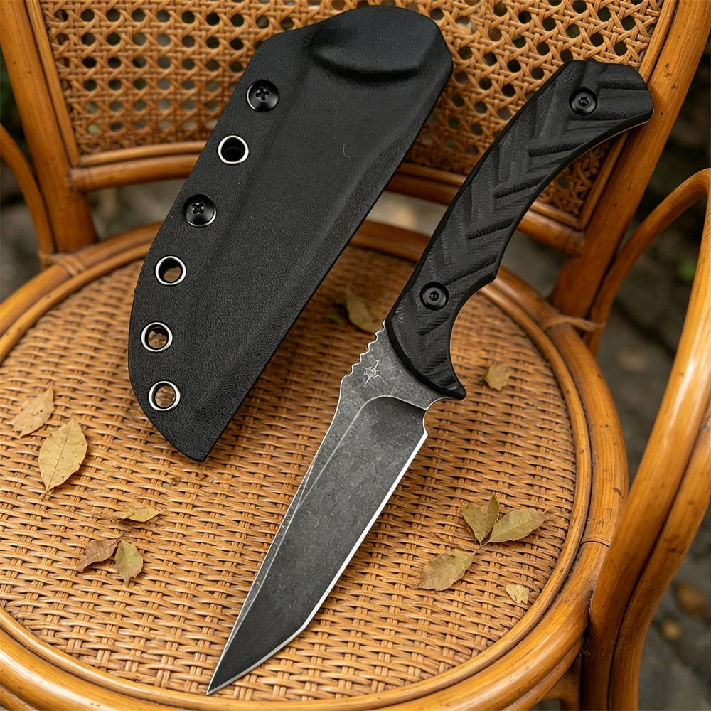Premium D2 Steel Fixed Blade S - Hunting Outdoor Rug review and price