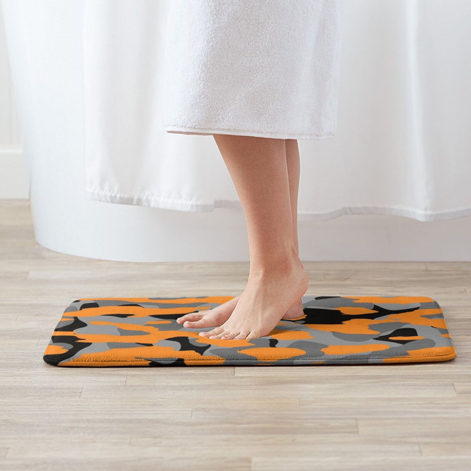Orange Camo Mat Rug Carpet Ant - Hunting Outdoor Rug review and price