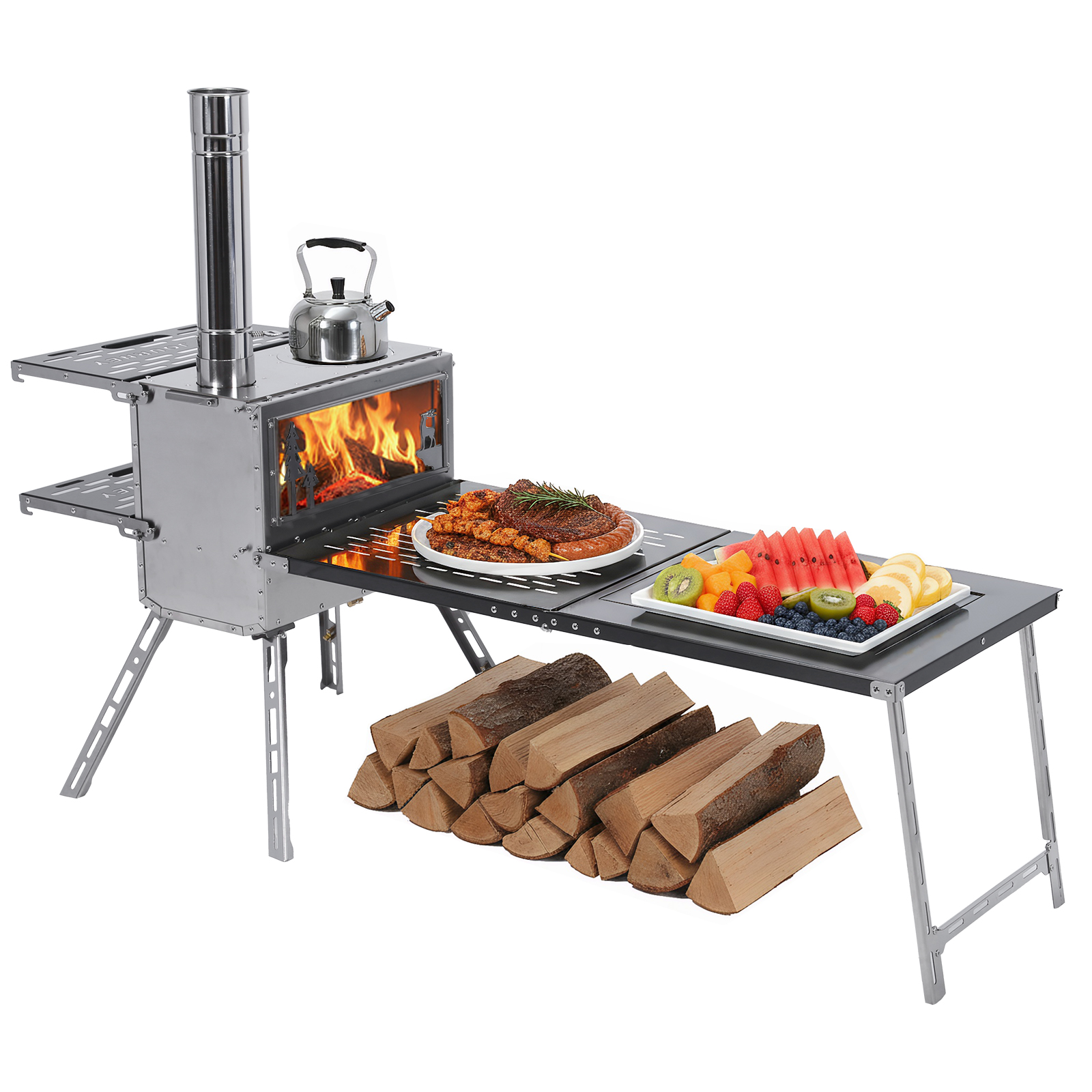 Portable  Stoves with Oven & C - Outdoor Hunting Table review and price