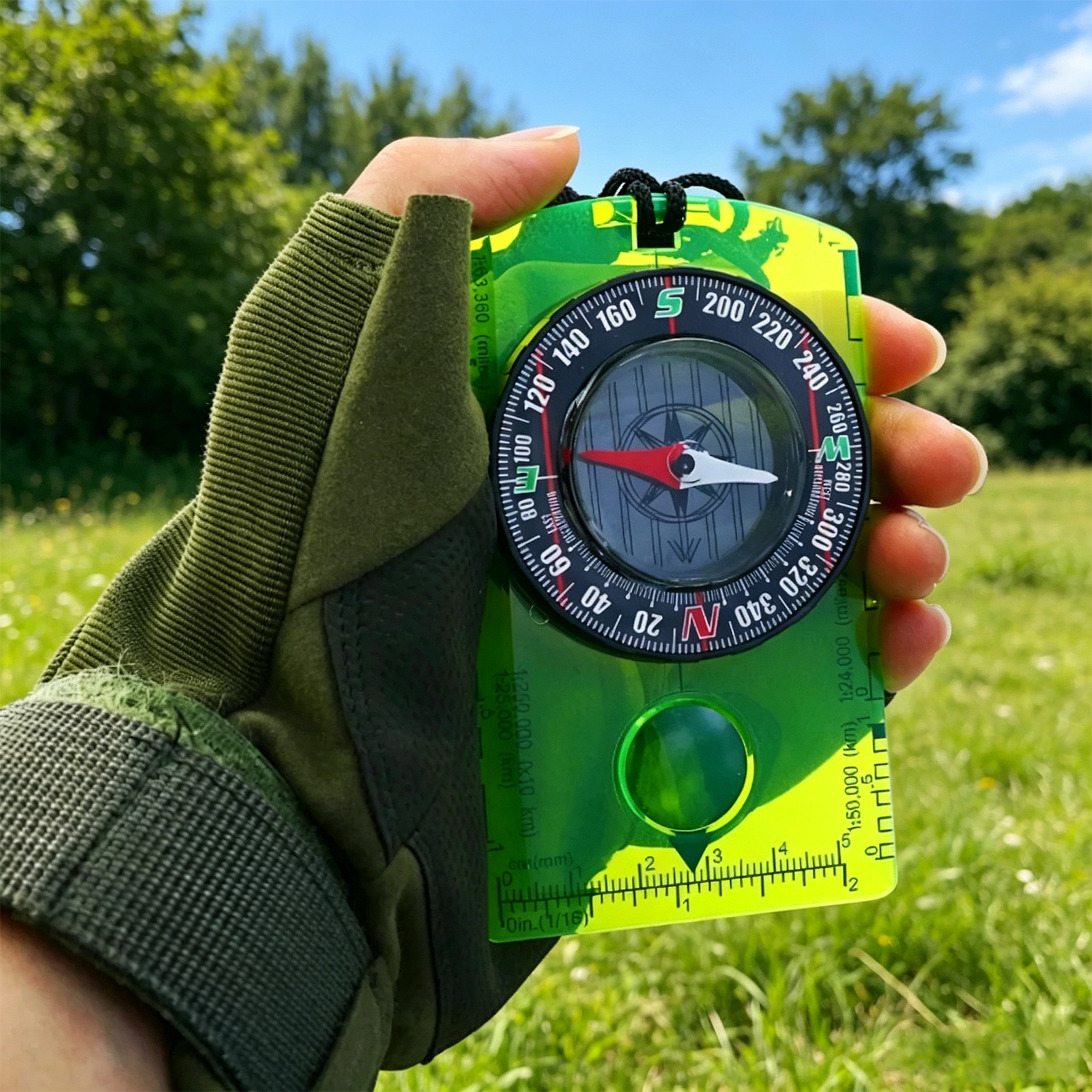Waterproof Orienteering Compas - Outdoor Hunting Maps review and price