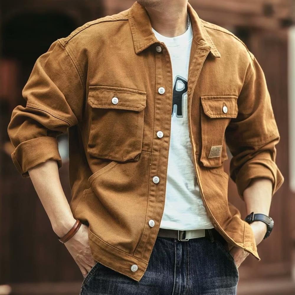 Retro American Denim Jacket Me - Hunting Outdoor Brand review and price