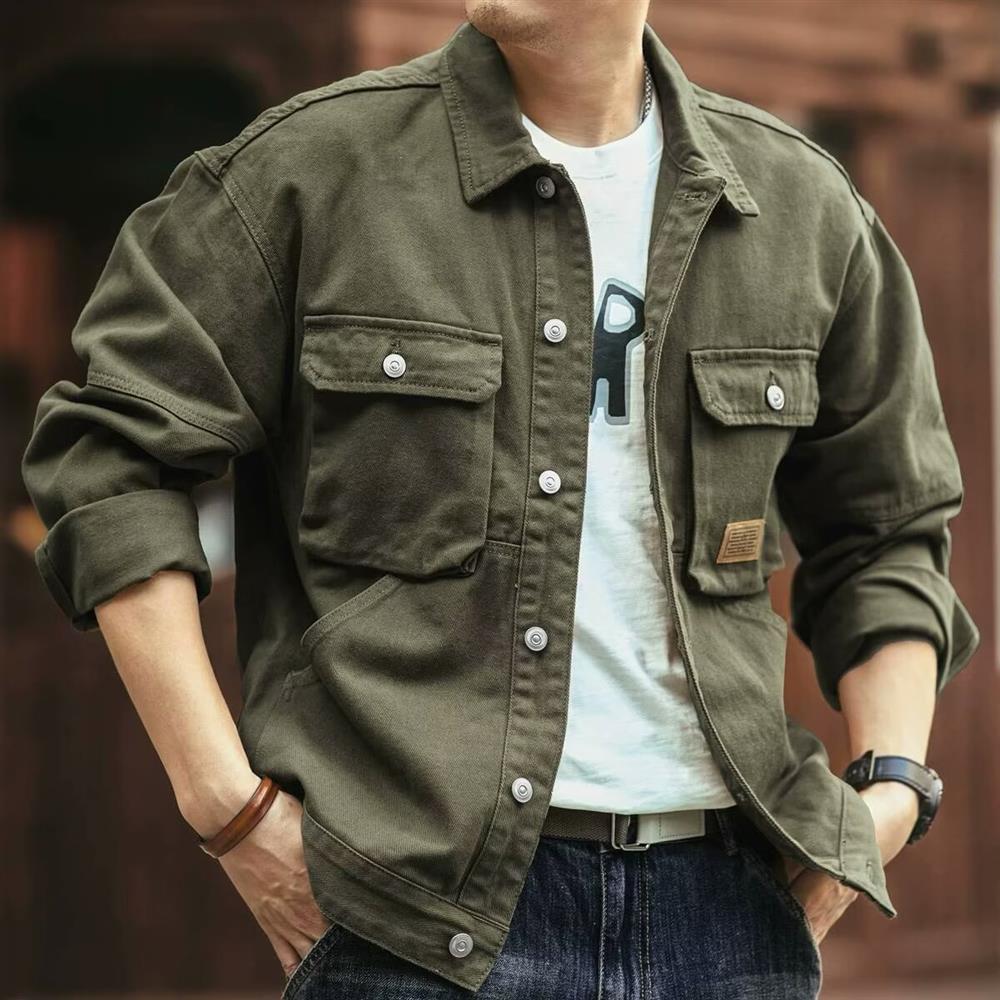 Retro American Denim Jacket Me - Hunting Outdoor Brand review and price