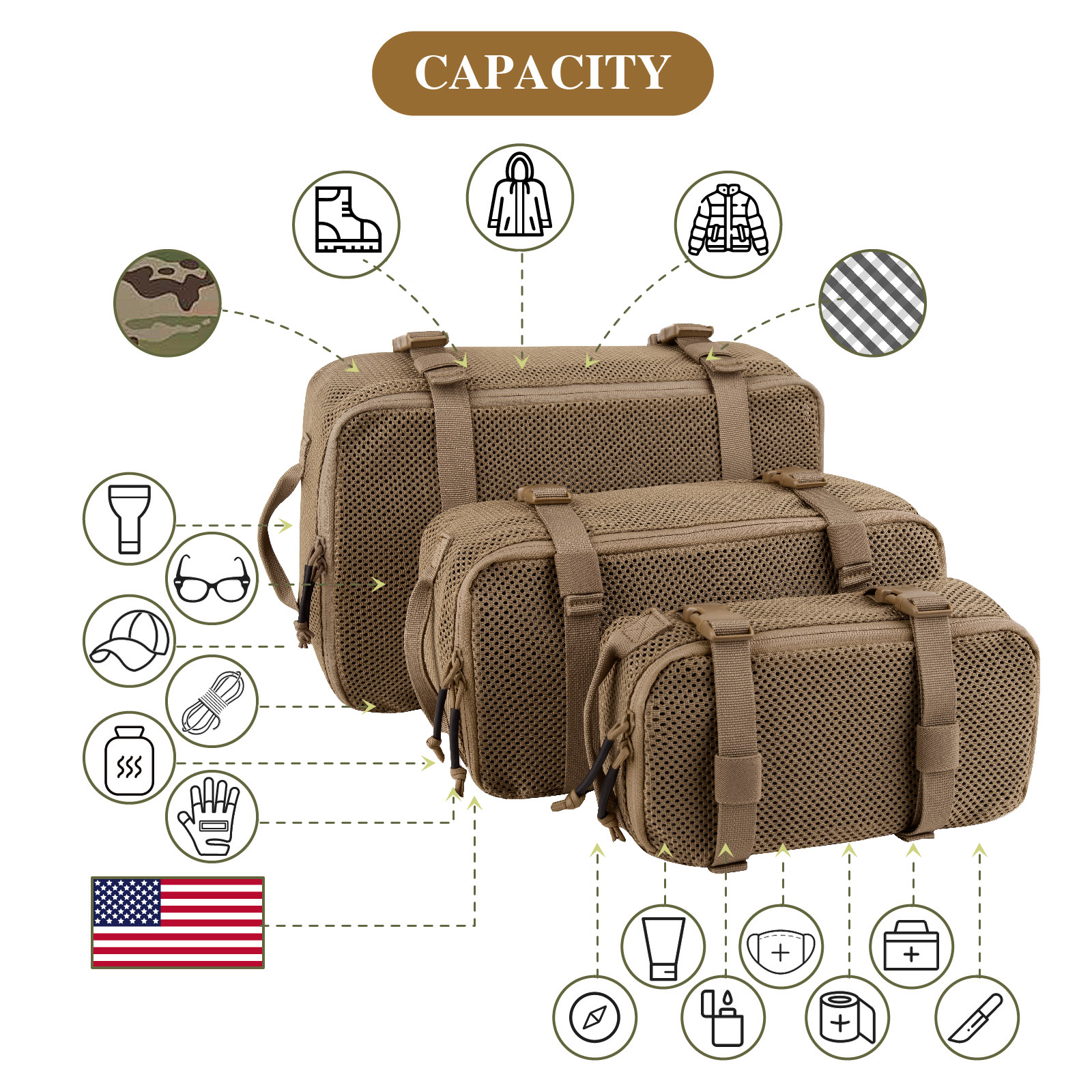 KRYDEX Tactical Modular Pouch  - Outdoor Hunting Backpack review and price