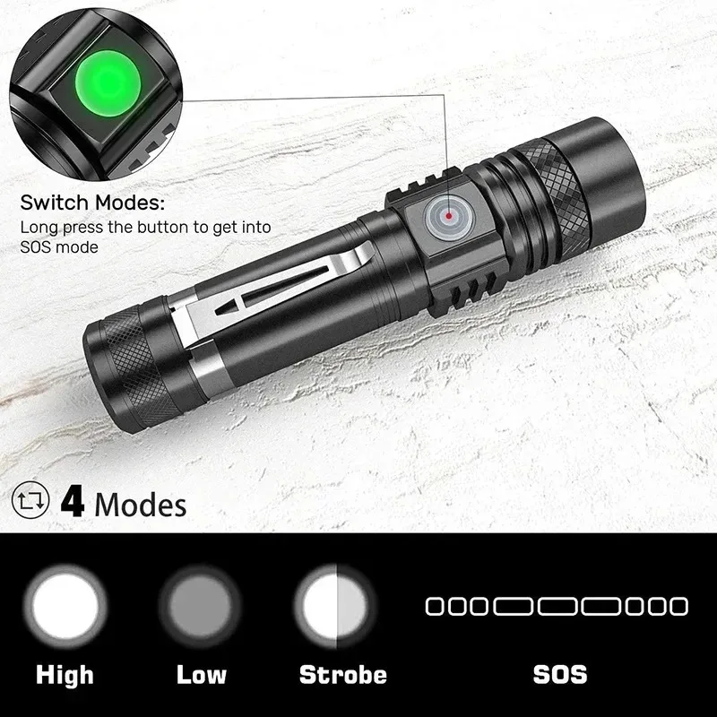 T6 LED Rechargeable Flashlight - Outdoor Hunting Bike review and price