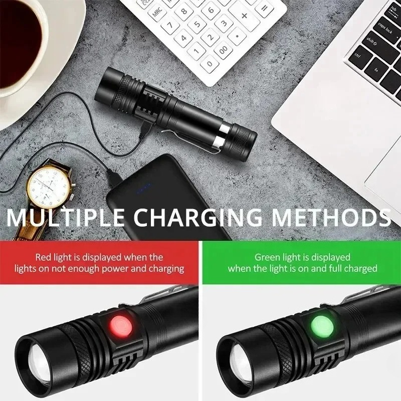 T6 LED Rechargeable Flashlight - Outdoor Hunting Bike review and price