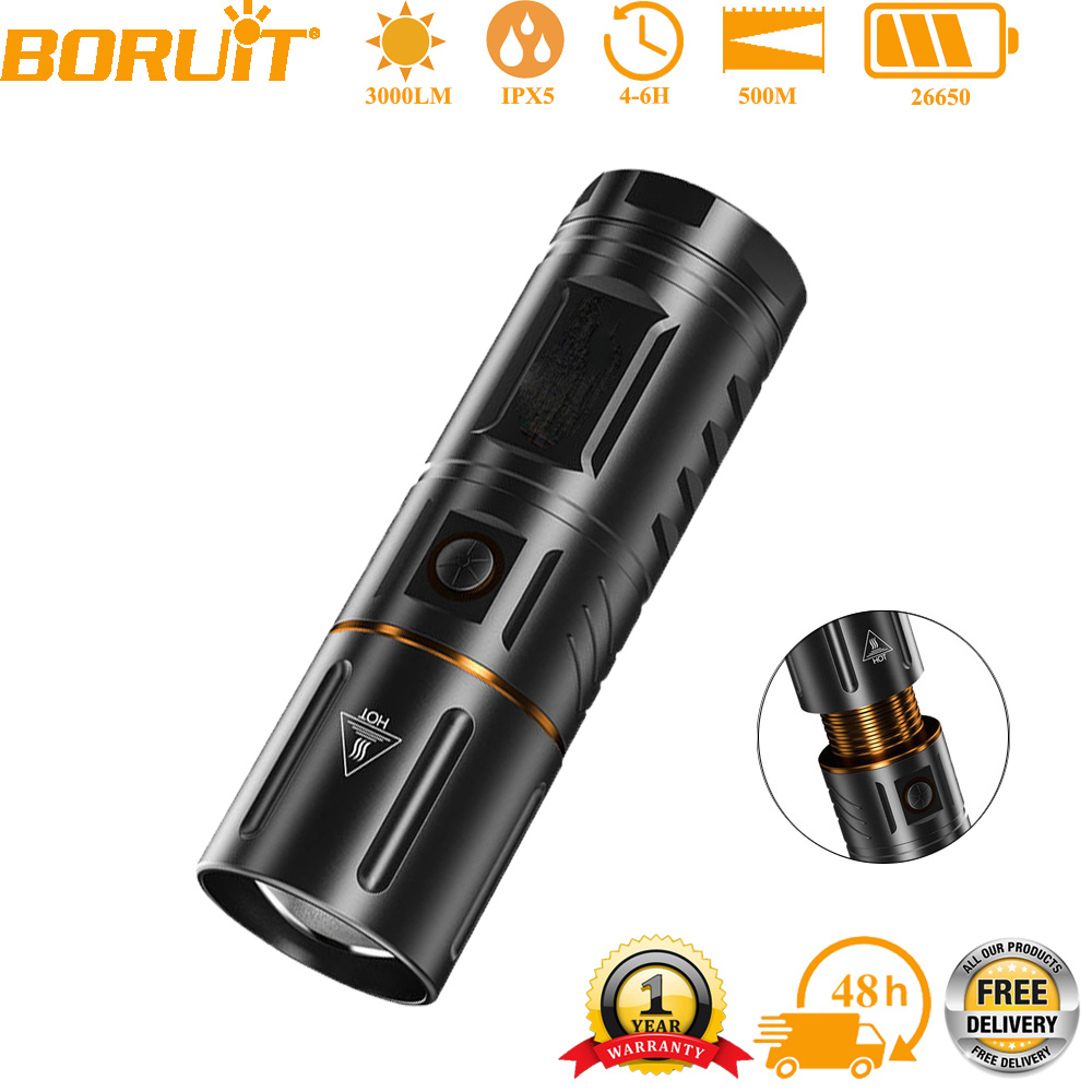 BORUiT Ultra Bright 3000LM LED - Hunting Fishing Outdoor review and price